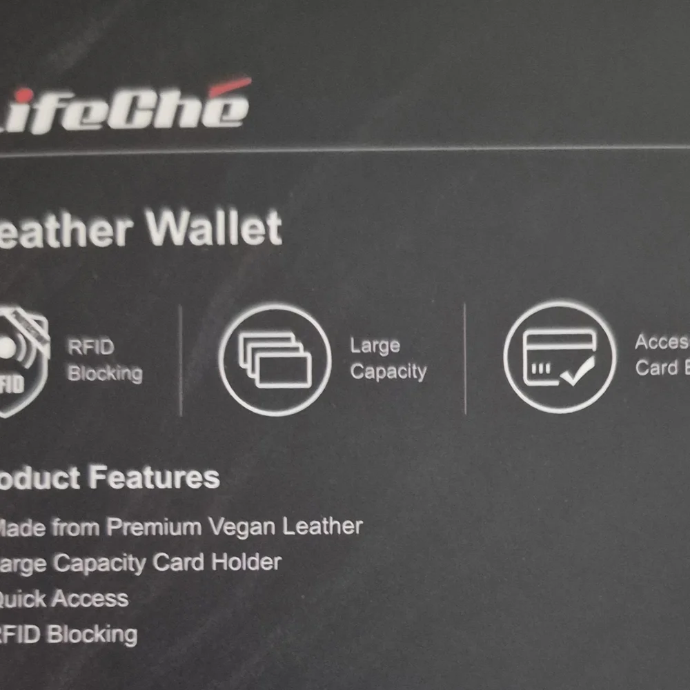 Slim Minimalist Wallet Leather Front Pocket Air Tag Airtag Holder 8 Cards Blue